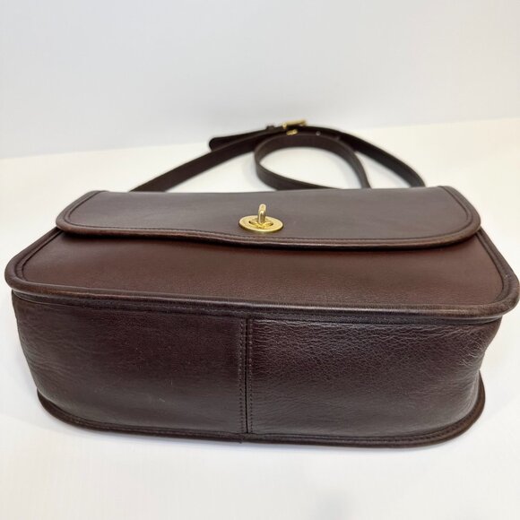 Vintage Coach CITY Bag 9790 Mahogany Crossbody/Shoulder Y2K - Picture 7 of 15